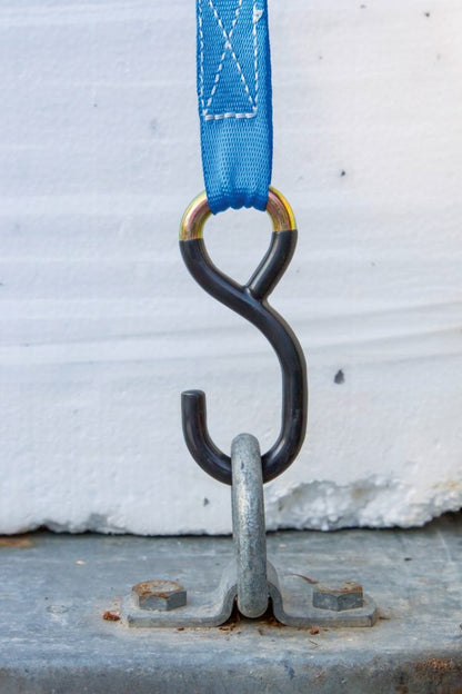 Kerbl Ratschenzurrgurt 2-teilig | blau 800kg [25mm/6m]