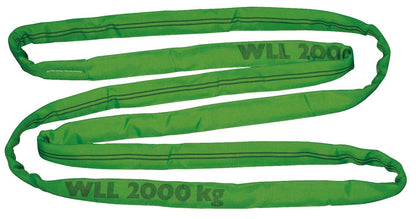 Kerbl Rundschlinge doppelt ummantelt | grün 2000kg [4m]