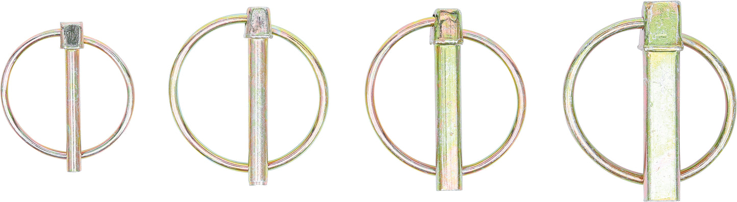 BGS Klappsplinte-Sortiment | Bolzen-Ø 4,5-11 mm | 32 teilig