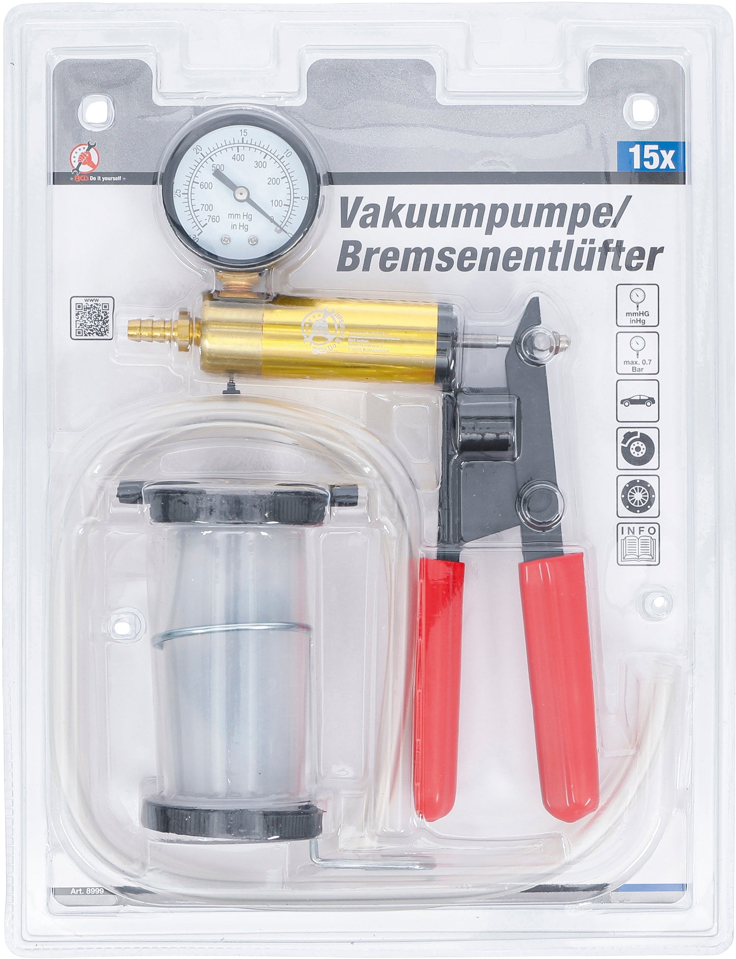 BGS Vakuumpumpe / Bremsenentlüfter | max. 0,7 bar