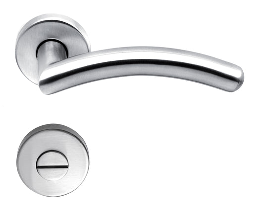 Lienbacher Edelstahl-WC-Rosetten-Garnitur | Swing