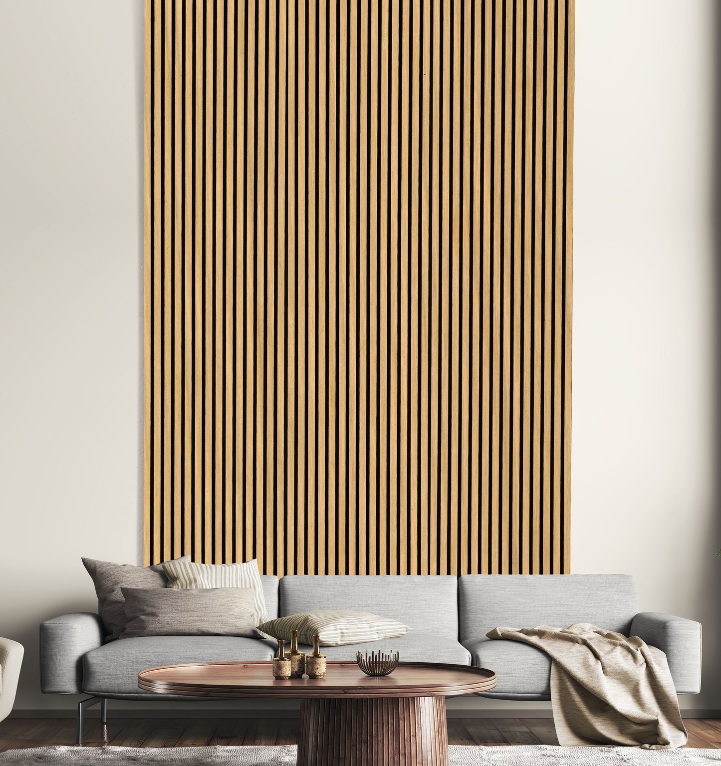 Akustikpaneel furniert Eiche