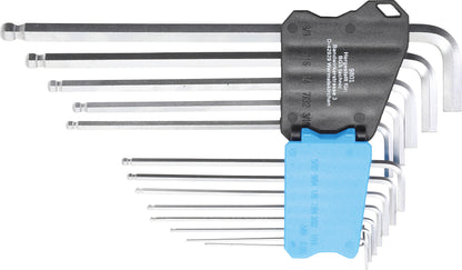 BGS Winkelschlüssel-Satz Zollgrößen 13 teilig extra lang | 13 teilig