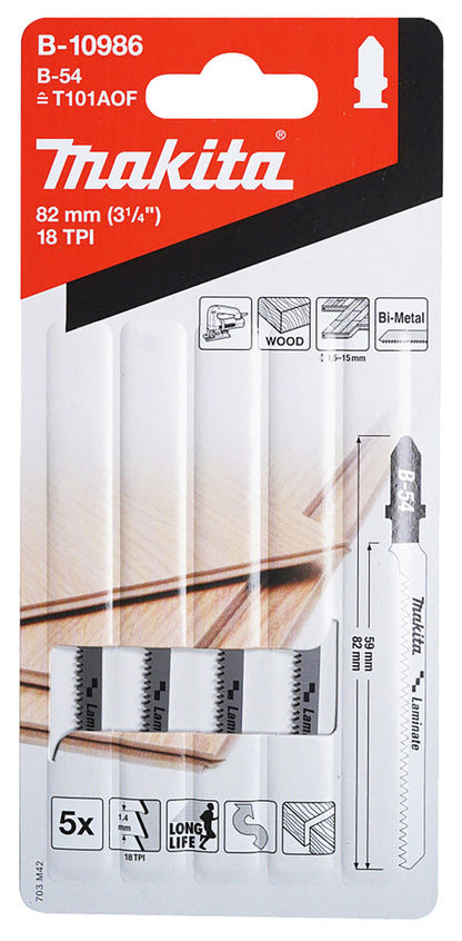 Makita Stichsägeblatt B-54 bi Kurvenblatt | Laminat