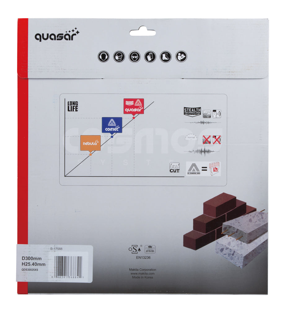 Makita Diamantscheibe "QUASAR" | 300mm x 25,4/20 mm