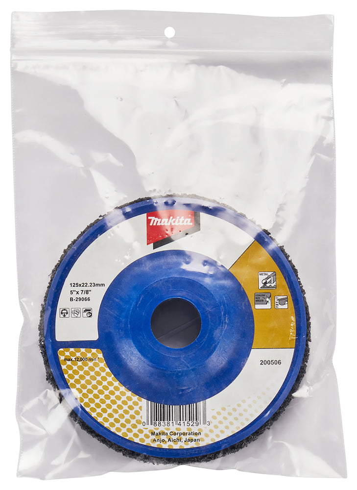 Makita Reinigungsscheibe schwarz 125mm