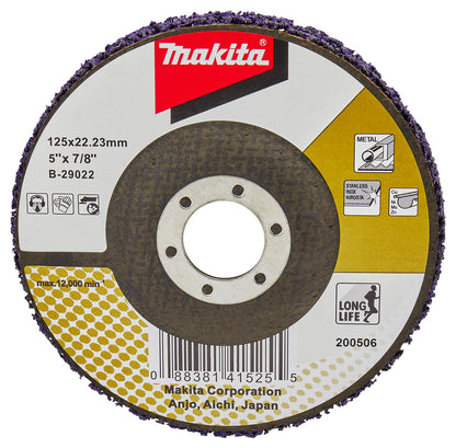Makita Reinigungsscheibe Longlife lila 125mm
