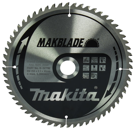 Makita MAKBLADE Sägeblatt | 255mm, 60 Zähne