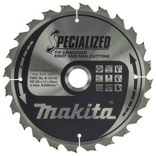 Makita "SPECIALIZED" Sägeblatt | 235x30x24Z