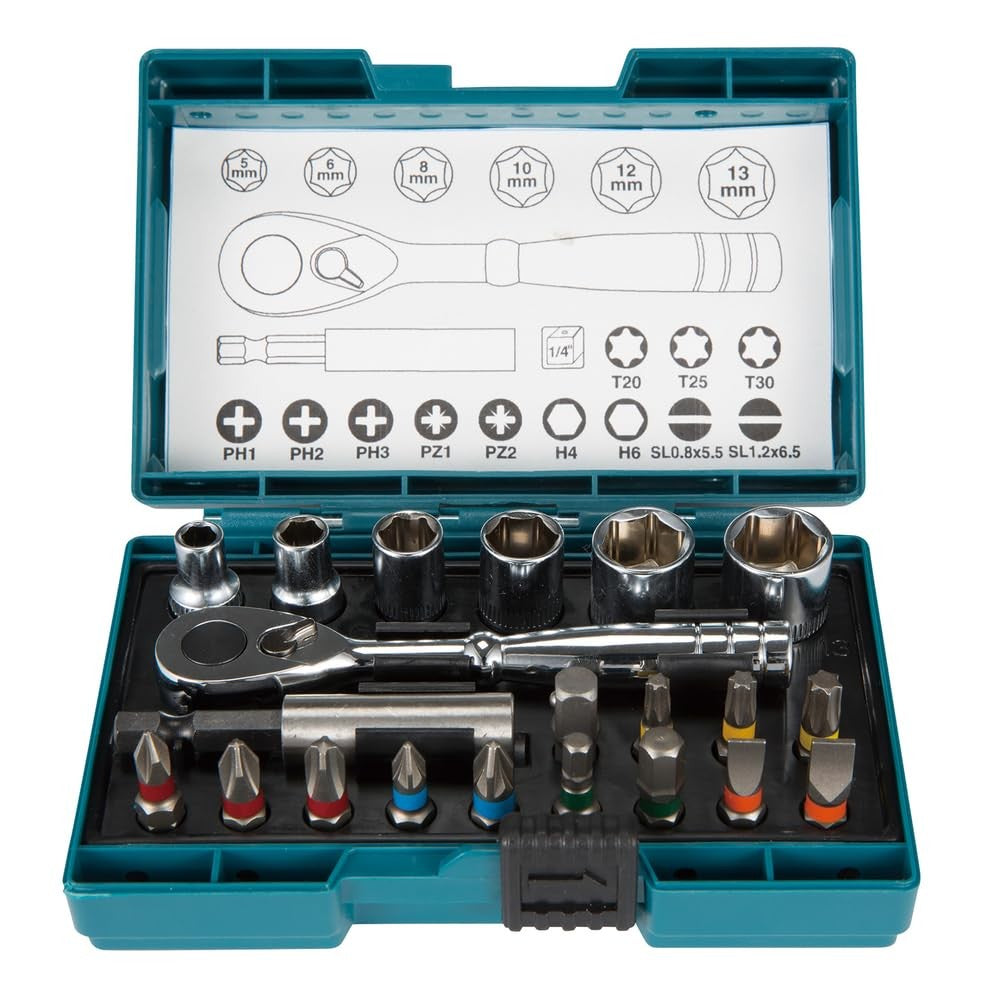 Makita Ratschen-Bit-Set | 21-teilig