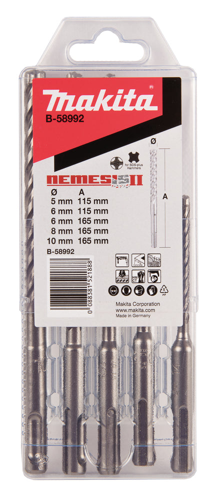 Makita SDS-PLUS Bohrerset NEMESISII | 5-teilig