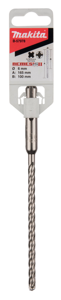 Makita SDS-PLUS Bohrer NEMESISII | 6x165mm