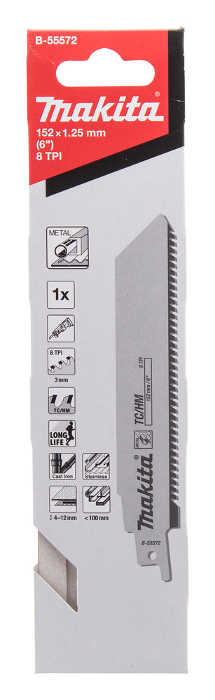 Makita Reciprosägeblatt 152mm für Bergungseinsätze