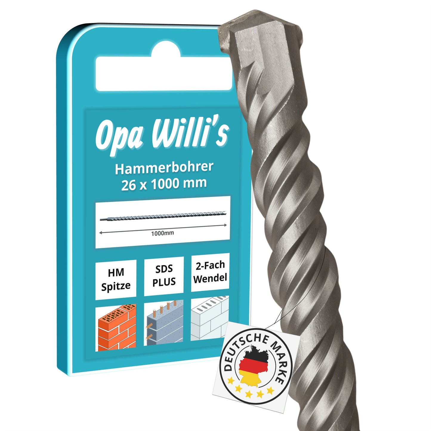 Opa Willis Betonbohrer 1000mm | SDS-plus