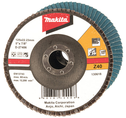 Makita Fächer-/Schleifscheibe 125mm | Z40