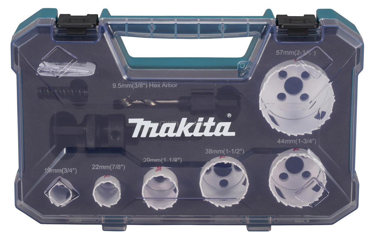 Makita Lochsägen-Set Sanitär | 9-teilig HSS-BiM, Ø 19-57mm