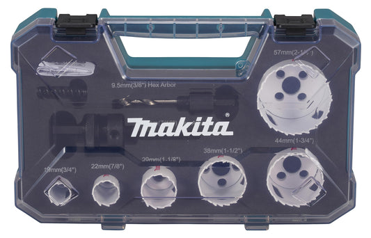 Makita Lochsägen-Set Sanitär | 9-teilig HSS-BiM, Ø 19-57mm