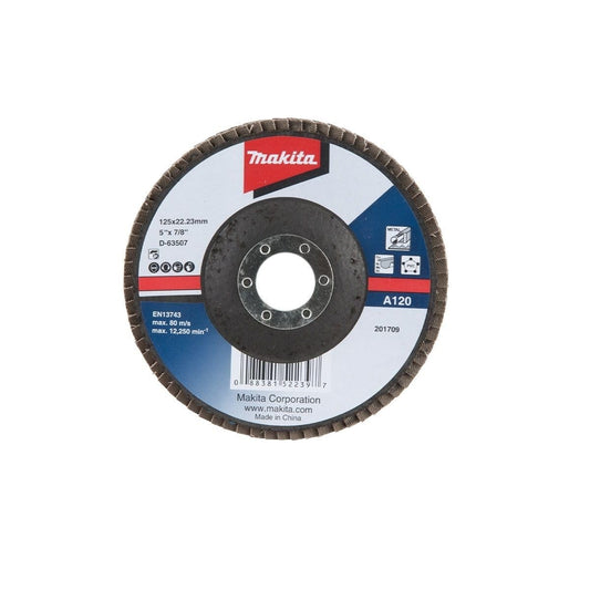Makita Fächerschleifscheibe | 125mm, Körnung A120