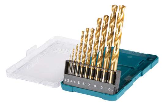 Makita Bohrer-Set HSS-TiN | 10-teilig
