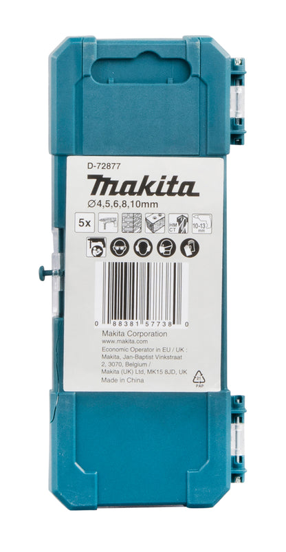 Makita Steinbohrer-Set | Ø 4,5,6,8,10 mm