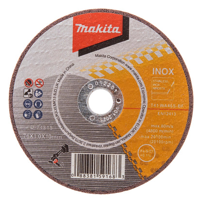 Makita Trennscheiben "Inox" 76x1,0x11mm | 5 Stück