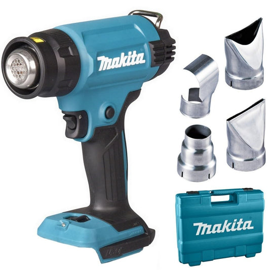 Makita Akku-Heißluftgebläse DHG181ZK | Kompakt, stufenlos regelbar