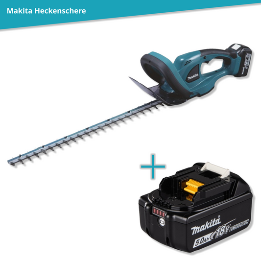Makita Akku-Heckenschere DUH523 + Akku 5AH | BL1850B