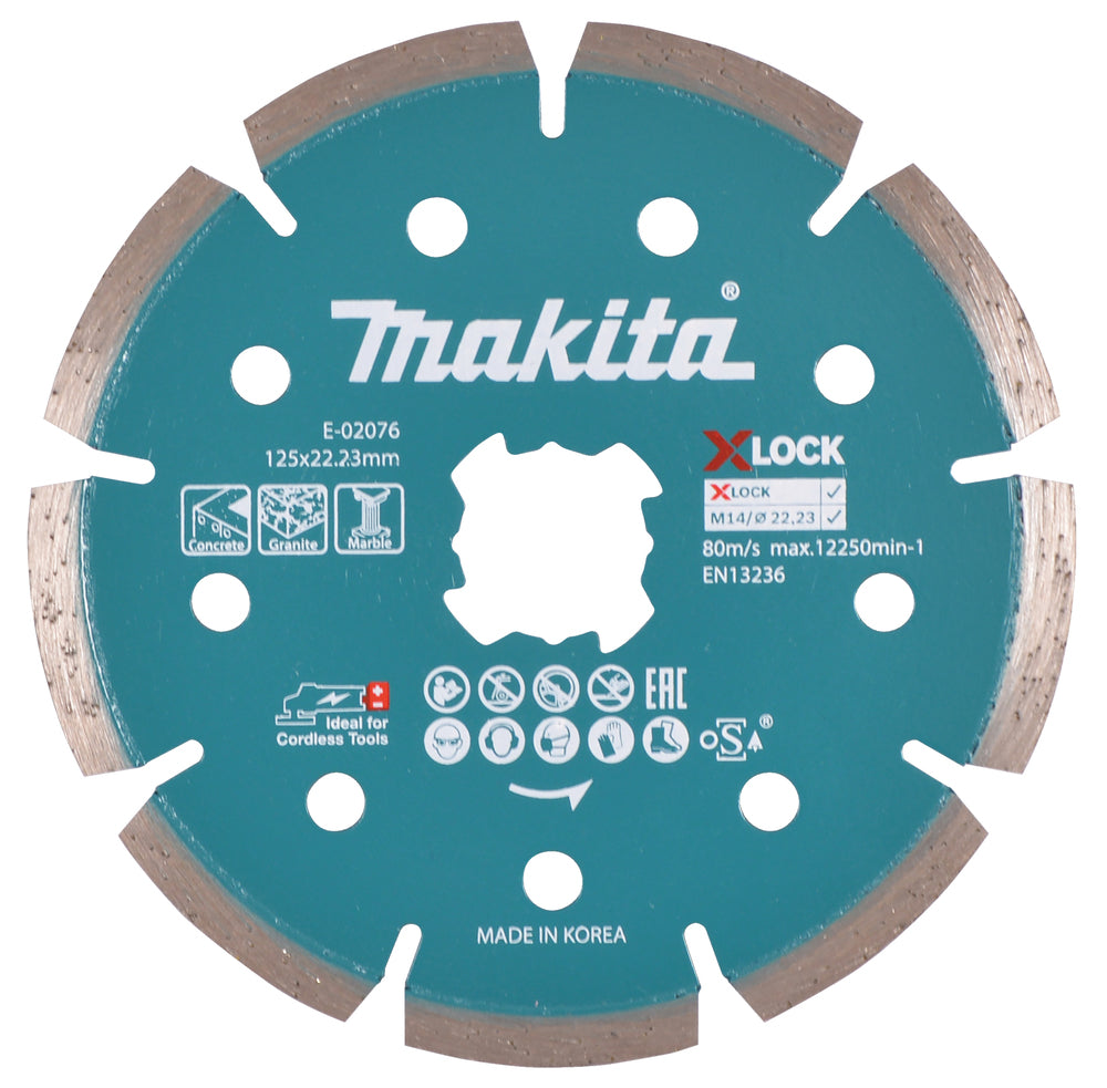 Makita Diamanttrennscheibe für Beton mit X-LOCK | 125mm
