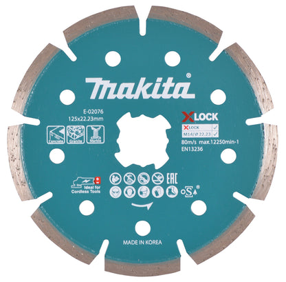 Makita Diamanttrennscheibe für Beton mit X-LOCK | 125mm