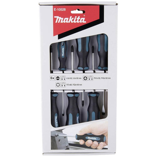 Makita Schraubendreher-Set 6-tlg | Magnetisch, Cr-V Stahl