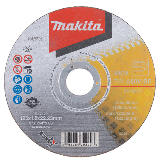 Makita Trennscheibe INOX 125x1,0mm | 12 Stück