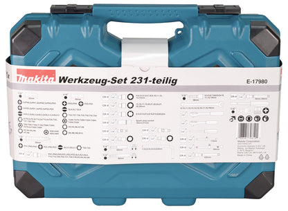 Makita Werkzeug-Set 231-teilig