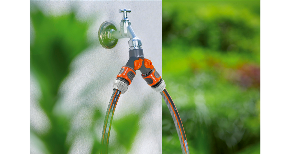 Gardena 2-Wege-Ventil für Wasserhähne 26,5mm (G 3/4")