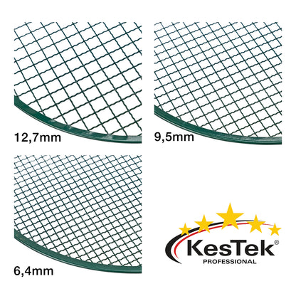 Gartensieb Metall 3in1, robustes Metallrandsieb & Durchwurfsieb