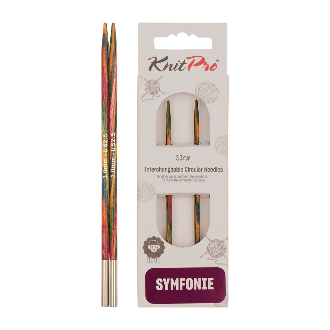 Knit Pro Nadelspitz kurz Symfonie