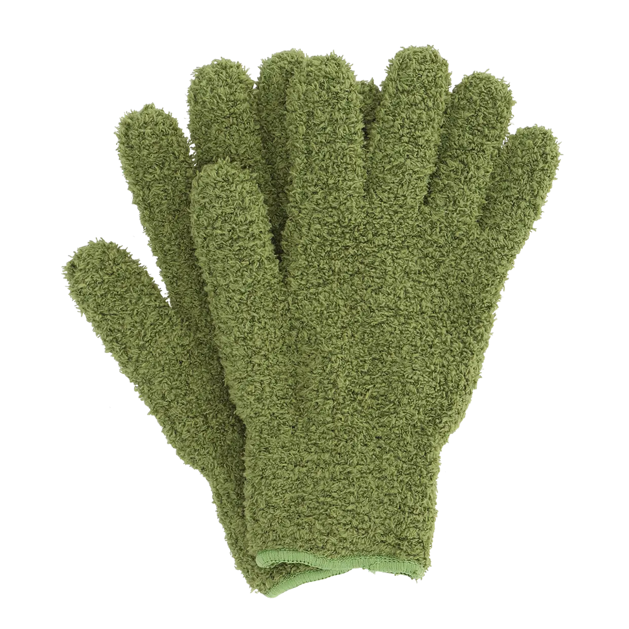 Esschert Pflanzen-Staubhandschuhe Grün - Mikrofaser