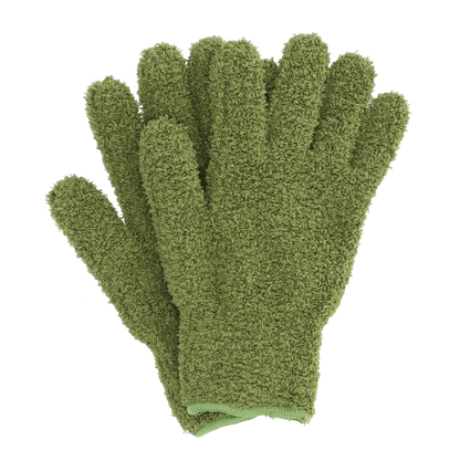Esschert Pflanzen-Staubhandschuhe Grün - Mikrofaser