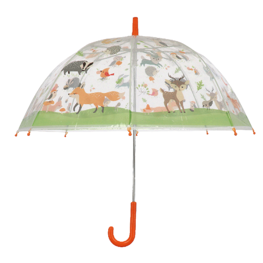 Kinderschirm transparent "Waldtiere"