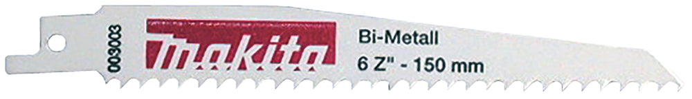 Makita Reciprosägeblatt 150/6Z BiM für Holz/Kunststoff/Aluminium