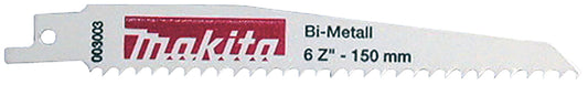 Makita Reciprosägeblatt 150/6Z BiM für Holz/Kunststoff/Aluminium