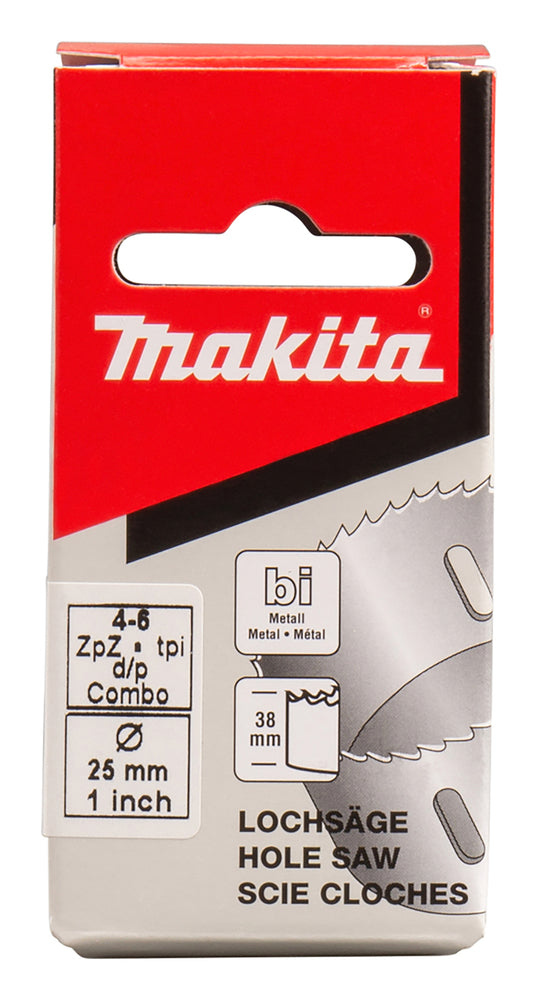 Makita Lochsäge 25mm HSS Bi-Metall P-34970 | 25x38 mm