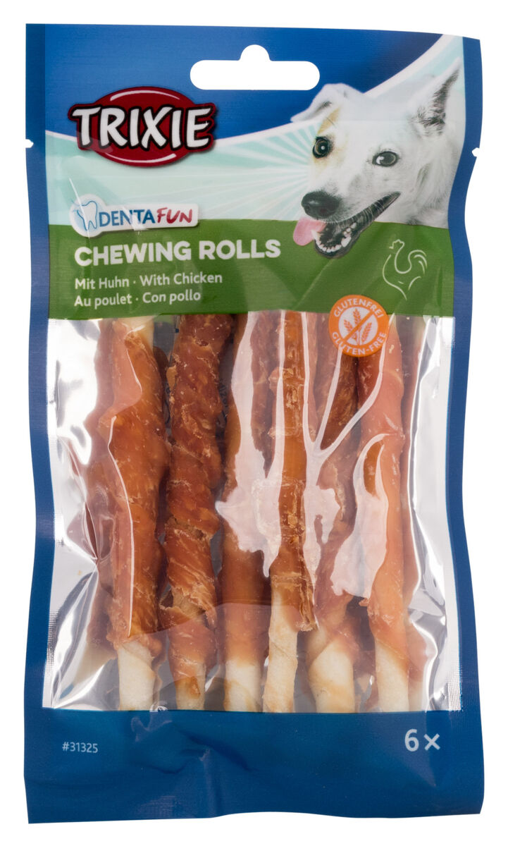 Trixie Snackbar | Rolls mit Huhn 6cm (6 St./120g)