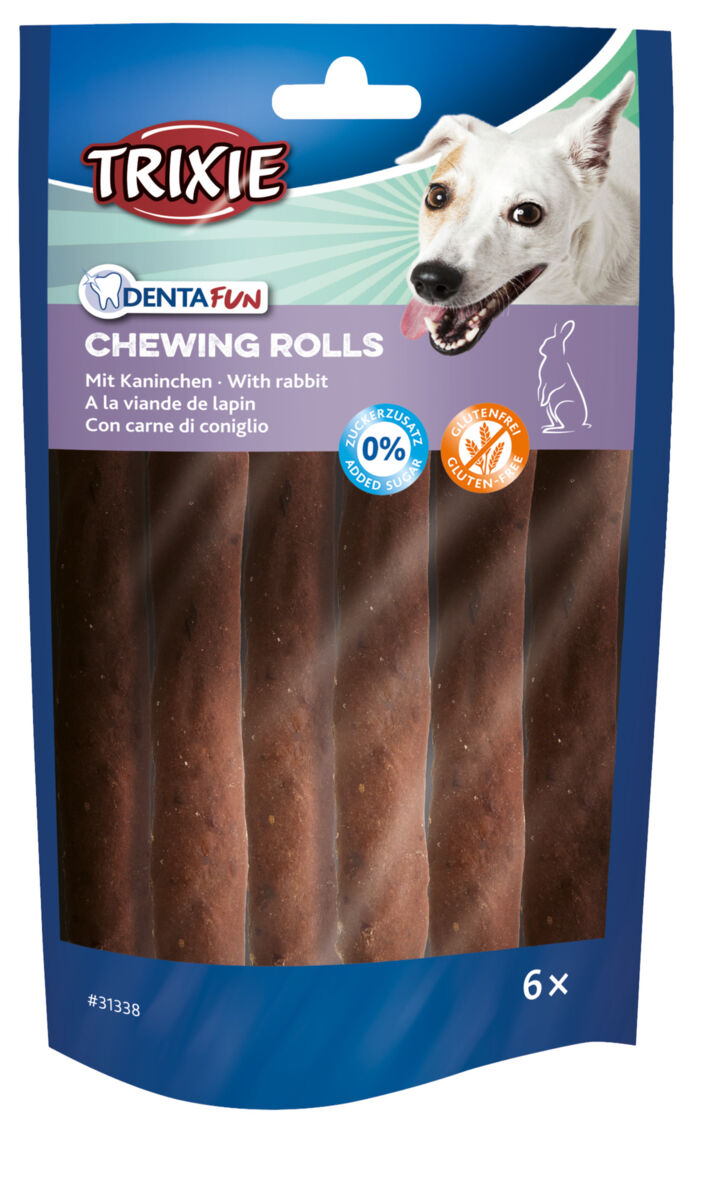 Trixie Snackbar | Rolls mit Kaninchen 12cm (6 St./70g)