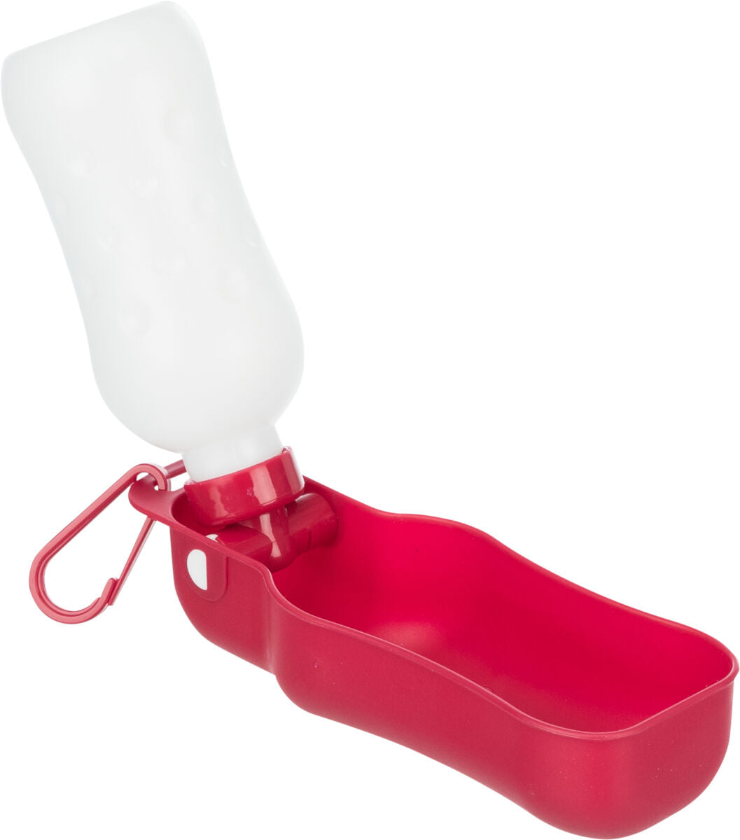 Trixie Flasche mit Trinknapf 500ml | Kunststoff