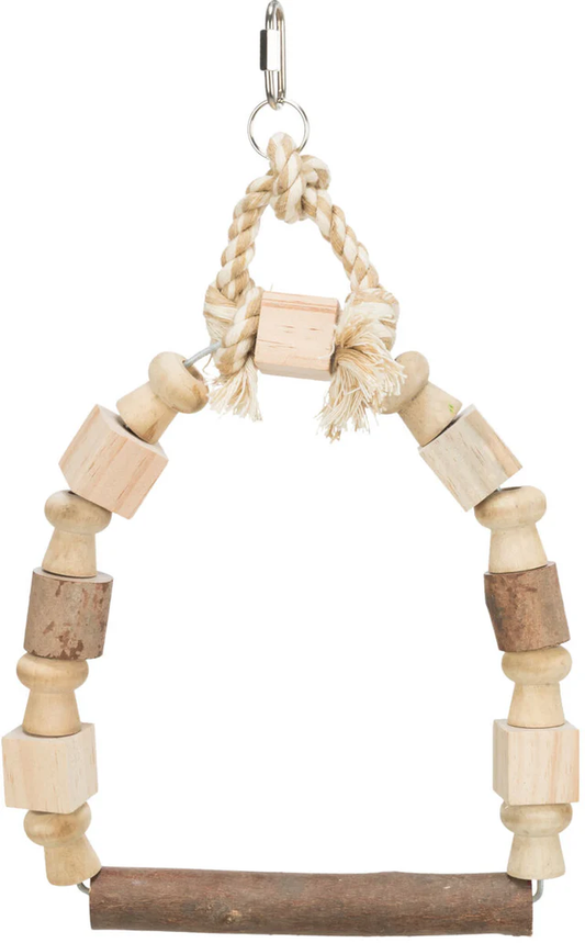 Trixie Bogenschaukel aus Holz | 20 × 29 cm