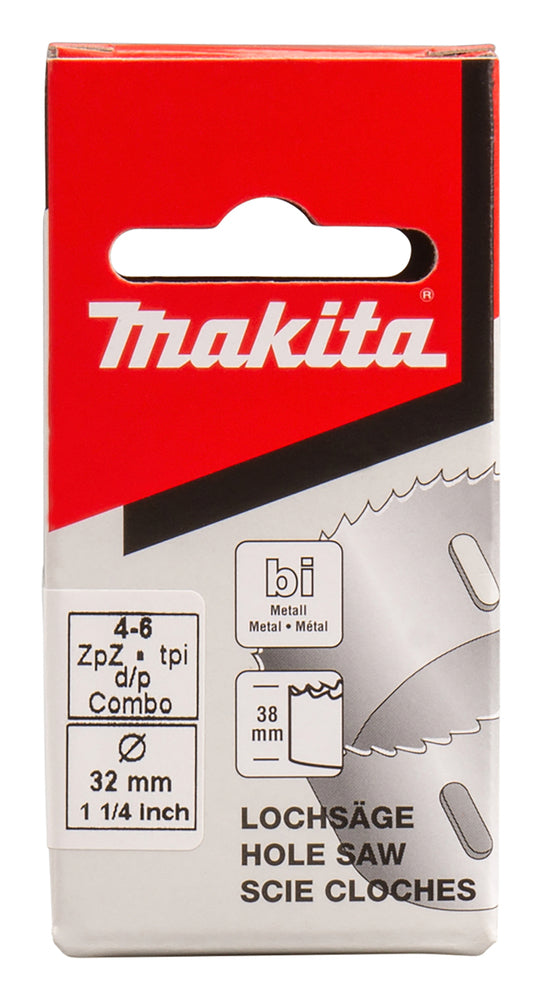 Makita Lochsäge 32mm HSS Bi-Metall P-34986 | 32x38 mm