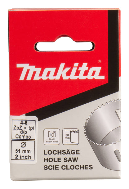 Makita Lochsäge 51mm HSS Bi-Metall P-35025 | 51x38 mm