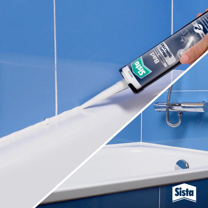 Sista Bad & Sanitär Silikon weiß | 280ml
