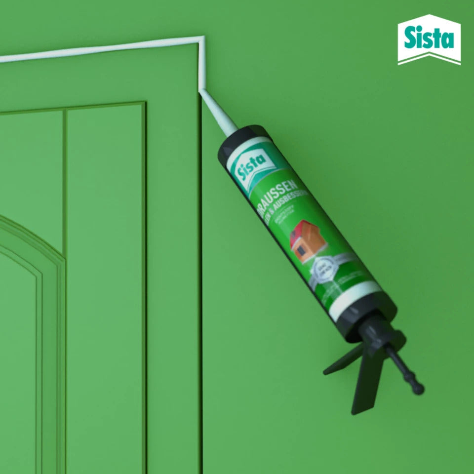 Sista Silikon für Draussen weiß | 280ml