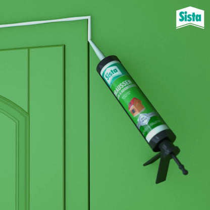 Sista Silikon für Draussen weiß | 280ml